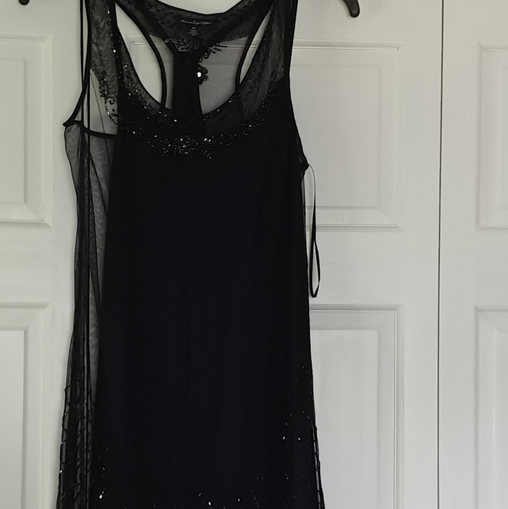 Navy beaded dress